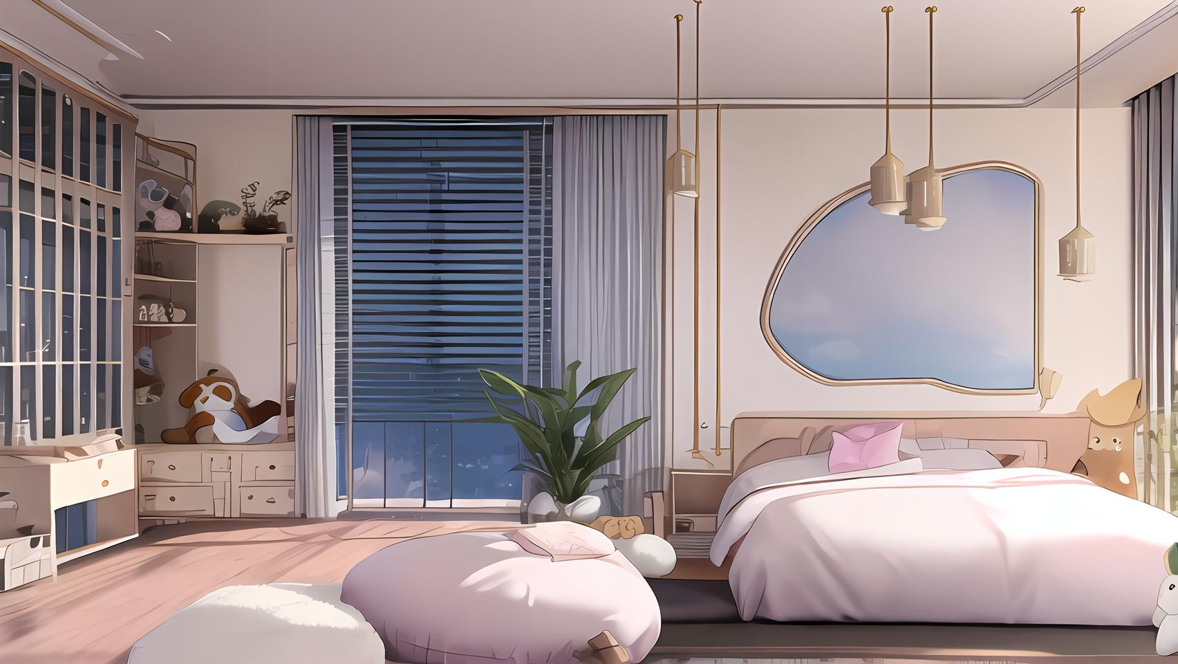 ArtStation - Anime Bedroom